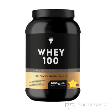 Olbaltumvielu pulveris TREC GOLD CORE LINE WHEY 100 VANILLA 2000g
