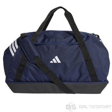Adidas TIRO ceļojumu soma ar nodalījumu apakšā KD4233 / Tumši zila