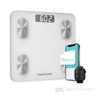 Svari TUNTURI SC30 viedie svari ar lietotni, balti