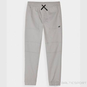 Spodnie 4F 4FJWSS24TTROM588 25S / szary / 140 cm