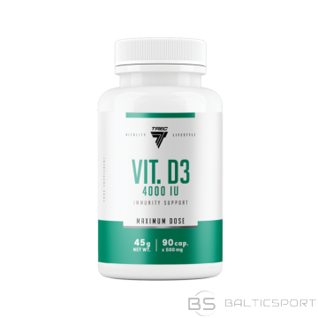 Vitamīnu kapsulas TREC VIT. D3 4000 SV, 90 kapsulas