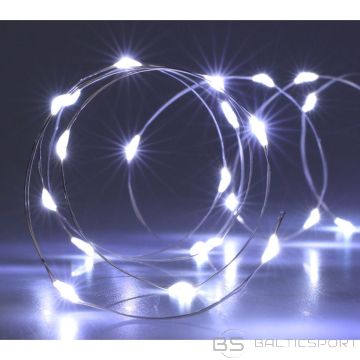 Christmas Decoration AR BATERIJAS DARBINĀTĀS STANDU LAMPAS GIRLANDA 80 LED COLD WHITE