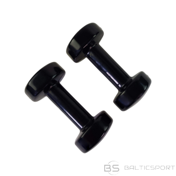 Hanteles TUNTURI Vinila hanteles 2 x 5 kg, melnas