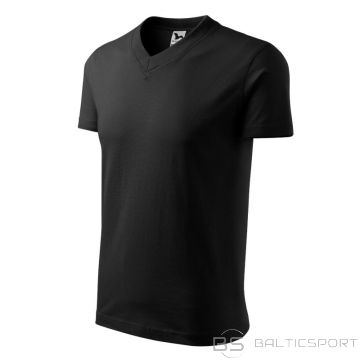 Malfini T-shirt V-neck M MLI-10201 black (M)