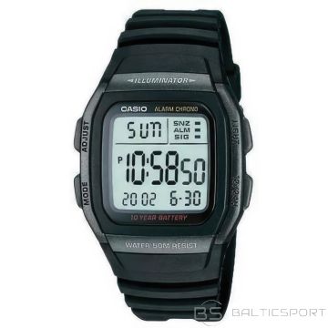 Casio Vīriešu rokaspulkstenis W-96H-1BVDF + KASTE (N/A)