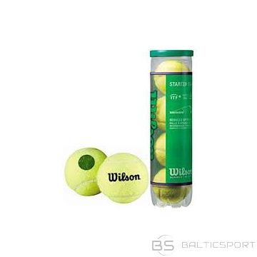 WILSON STARTER PLAY GREEN– kaste ar 18 tubiem (72 bumbas)
