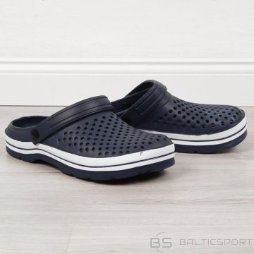 Inny NEWS W EVE300B openwork foam slippers navy blue (37)