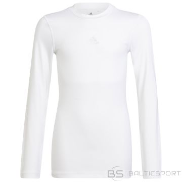 Adidas Techfit Ls Tee Y H23156 T-krekls / Balta / 128 cm