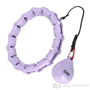 Массажный обруч хулахуп /OHA02 HULA HOP ФИОЛЕТОВЫЙ С ВЕСОМ