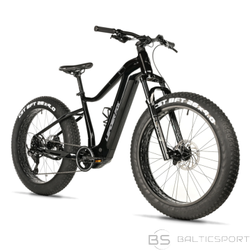 Leaderfox Elektriskais fatbike LEADER FOX Braga 26'': melns (M)