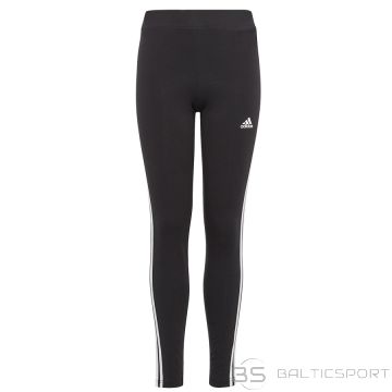 Adidas Legingi 3 Stripes TIG girls Jr IC3623 / melni / 140 cm