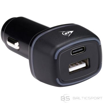 Dunlop АВТОМОБИЛЬНОЕ ЗАРЯДНОЕ УСТРОЙСТВО USB A + USB C