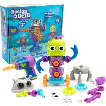 BS Robotu konstruktors ar skrūvgriezni