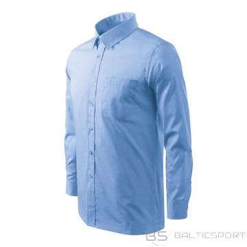 Malfini Style LS M MLI-20915 blue shirt (XL)