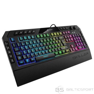BS Sharkoon Skiller SGK5 USB QWERTZ spēļu tastatūra vācu melna (nav pieejama)