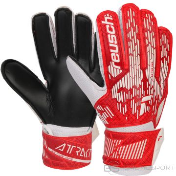 Rękawice Reusch Attrakt Solid Junior 54 72 016 8905 / biały / 7