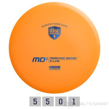Discgolf DISCMANIA Midrange Driver S-LINE MD3 orange 5/5/0/1