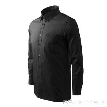 Malfini Style LS M MLI-20901 black shirt (M)