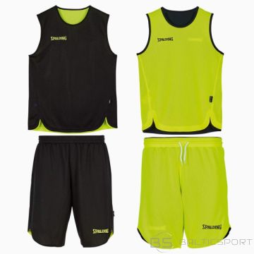 Divpusējs bērnu basketbola komplekts SPALDING DOUBLEFACE KID SET, izmērs 140 cm
