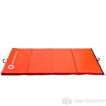 HMS Saliekams vingrošanas matracis sarkans 2400x1200x50mm MGS01 /