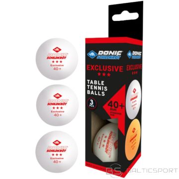 Donic AVANGARDE TABLE TENNIS BALLS 3 WHITE 3 PCS