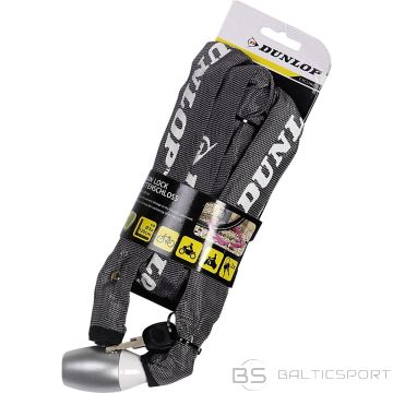 Dunlop BIKE LOCK CHAIN WITH LOCK 120CM LONG - GRAY