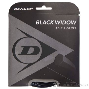 Tenisa Stīgas / Dunlop Black Widow 16G/12m/1.31mm