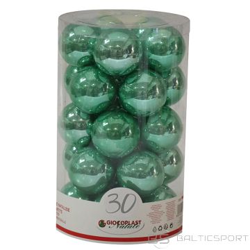Egļu bumbas d6cm smaragda 30gab.