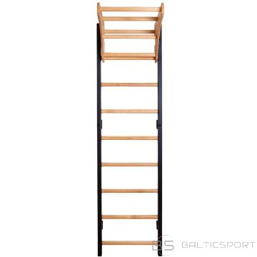 Benchk WOODEN AND METAL GYMNASTIC LADDER WITH WOODEN BAR 310B