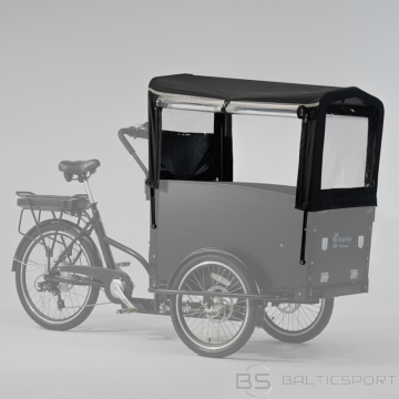 Cargobike Of Sweden Lietus pārsegs CARGOBIKE Canopy Square Premium priekš Classic