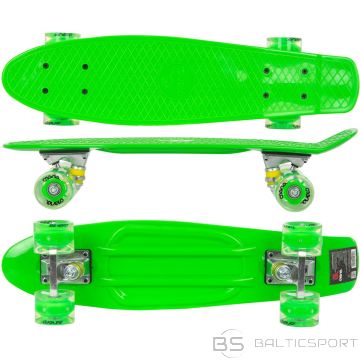 Enero PLASTIC SKATEBOARD 22 INCHES GREEN LED