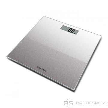 Salter 9037 SVGL3R Salter Glass Electronic Digital Bathroom Scale - Silver Glitter