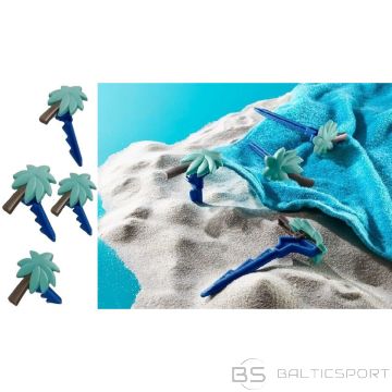 Detal HERRING CLIPS BEACH TOWEL HANDLES BLANKET 4 PCS BLUE