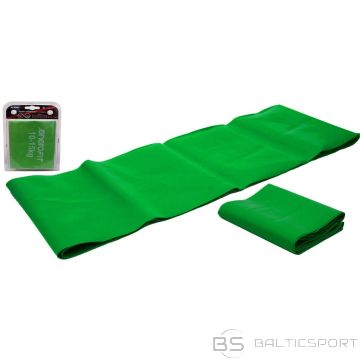 Enero Fit TRENIŅA LENTA IZTURĪBAS GUMIJA VINGRINĀJUMIEM 200x15CM 0.40MM 10-15KG GREEN