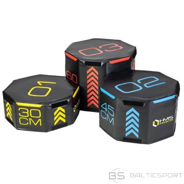 Plyobox kaste, pliometriskā kaste,  OCTAGON PYLO SOFT BOX SET PREMIUM
