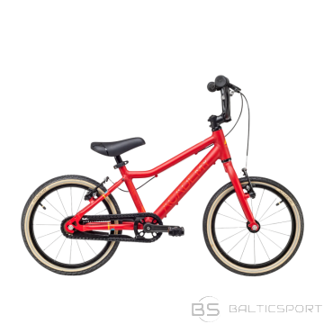 Īpaši viegls bērnu velosipēds ACADEMY 3. klase, 16'' sarkans