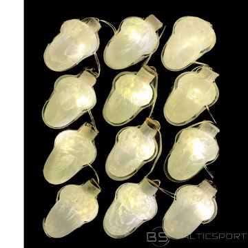 Stikla dekori ar LED 12gab