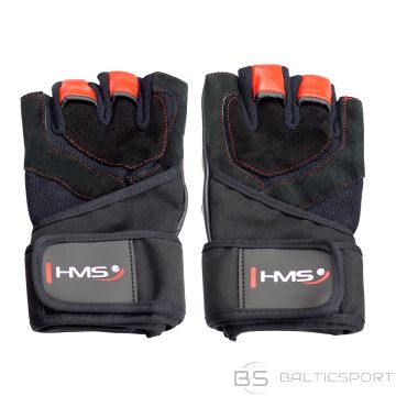 RST01 XXL мужские фитнес-перчатки HMS (черно-красные)