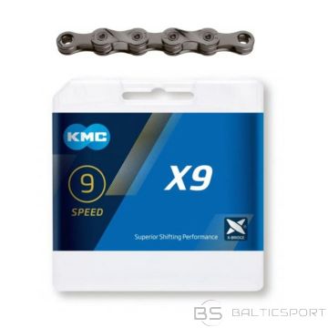KMC Ķēde X9 114 posmu pelēka KASTE (N/A)