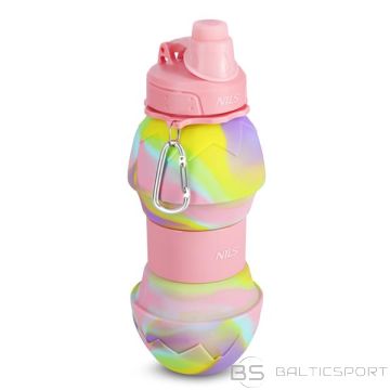Nils NC4102 SILIKON-TRINKFLASCHE, ZUSAMMENKLAPPBAR, 700 ML, ROSA