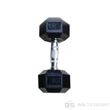 Hex rubber dumbbell TOORX 27.5kg