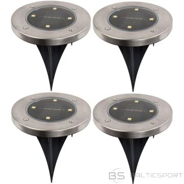 BS Saules lampa 4 LED SMD iebraucamai zemei, komplekts 4 gab. (nav pieejams)