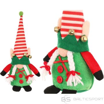 Saska Christmas DECORATIVE ELF 28CM WITH A GIRL GIFT BAG
