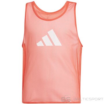 Znacznik piłkarski adidas Bib Jr JF3249 / czerwony / 164 cm