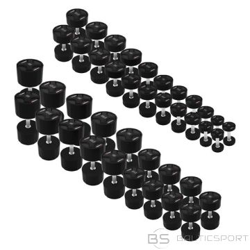 HPC SET ПОЛИУРЕТАНОВЫЕ ГАНТЕЛИ 2 x 2,5 - 50 КГ CPU - 1050 КГ
