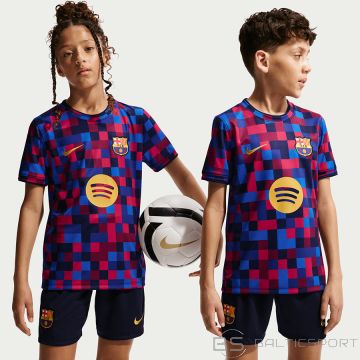 Nike FC Barcelona 2026/27 Pre-Match Jr II1752-621 / L (147-158) / red jersey