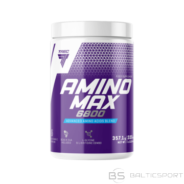 Īpaši tīras aminoskābju kapsulas TREC AMINO MAX 6800, 320 kapsulas