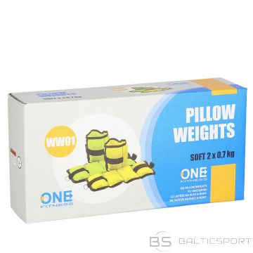 One Fitness WW01 SPILVENU ATSVARI 2 x 0,7 KG (dzeltens)