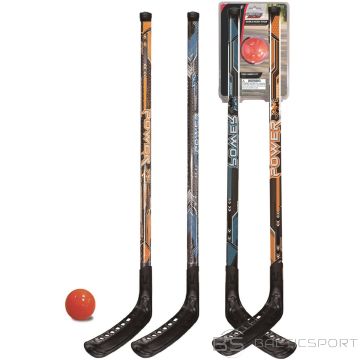 Inna POWER STREET FLOORHOCkey SET 2 STICKS AND A BALL