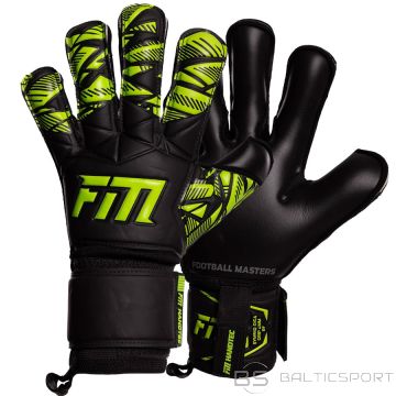 Football Masters Rękawice FM Invictus X GREEN S953293 / czarny / 9
